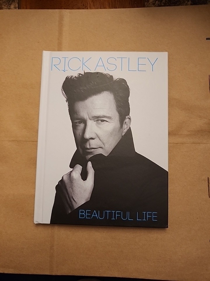 Rick Astley Beautiful Life Deluxe A5 Hardback Book CD Edition 2018 Like New