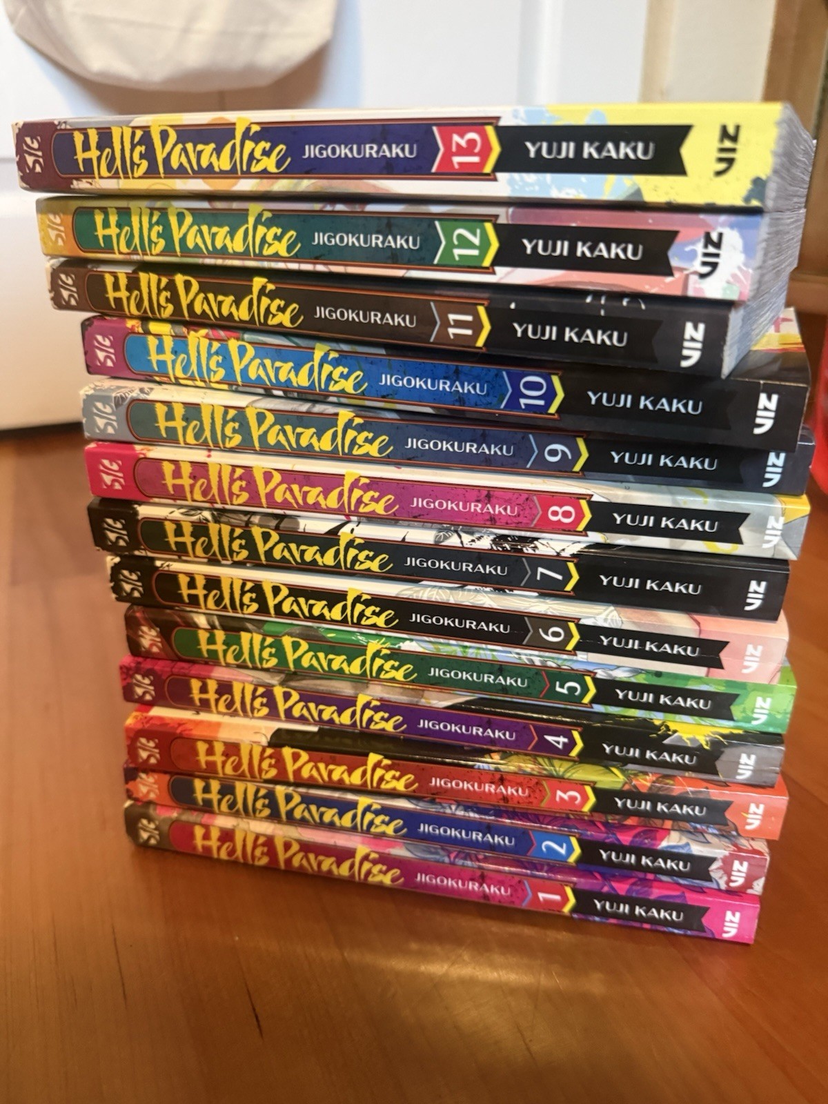 Hell's Paradise Manga Set Completo Volumi 1-13 Inglese