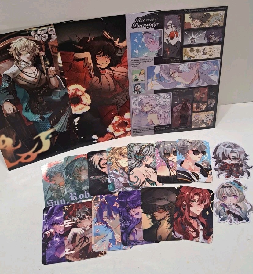 Firefly Manga Art Cards Sticker Pack Reverie Backstage Robin Sunday Comic Con