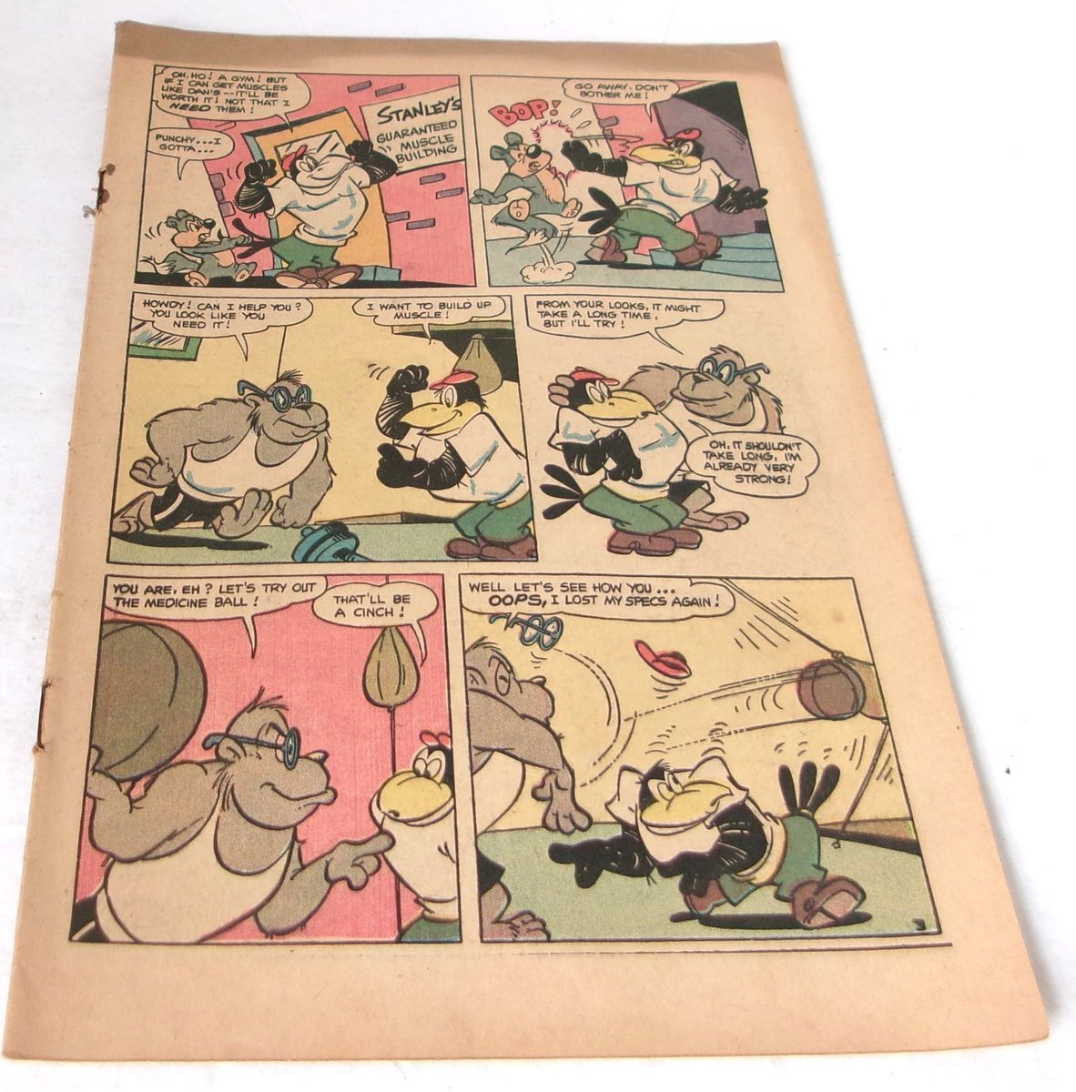 ZOO FUNNIES (Early Charlton, animali divertenti, arte Krigstein)