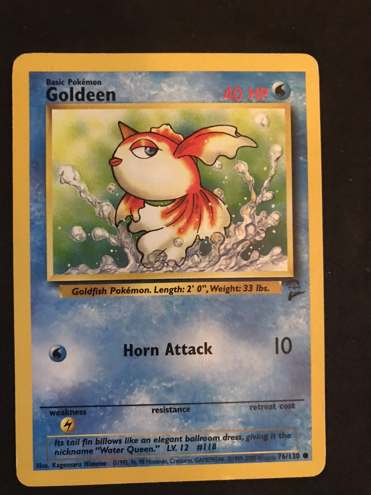 Pokémon Set Base Oro 2 76/130 Comune Illimitato LP