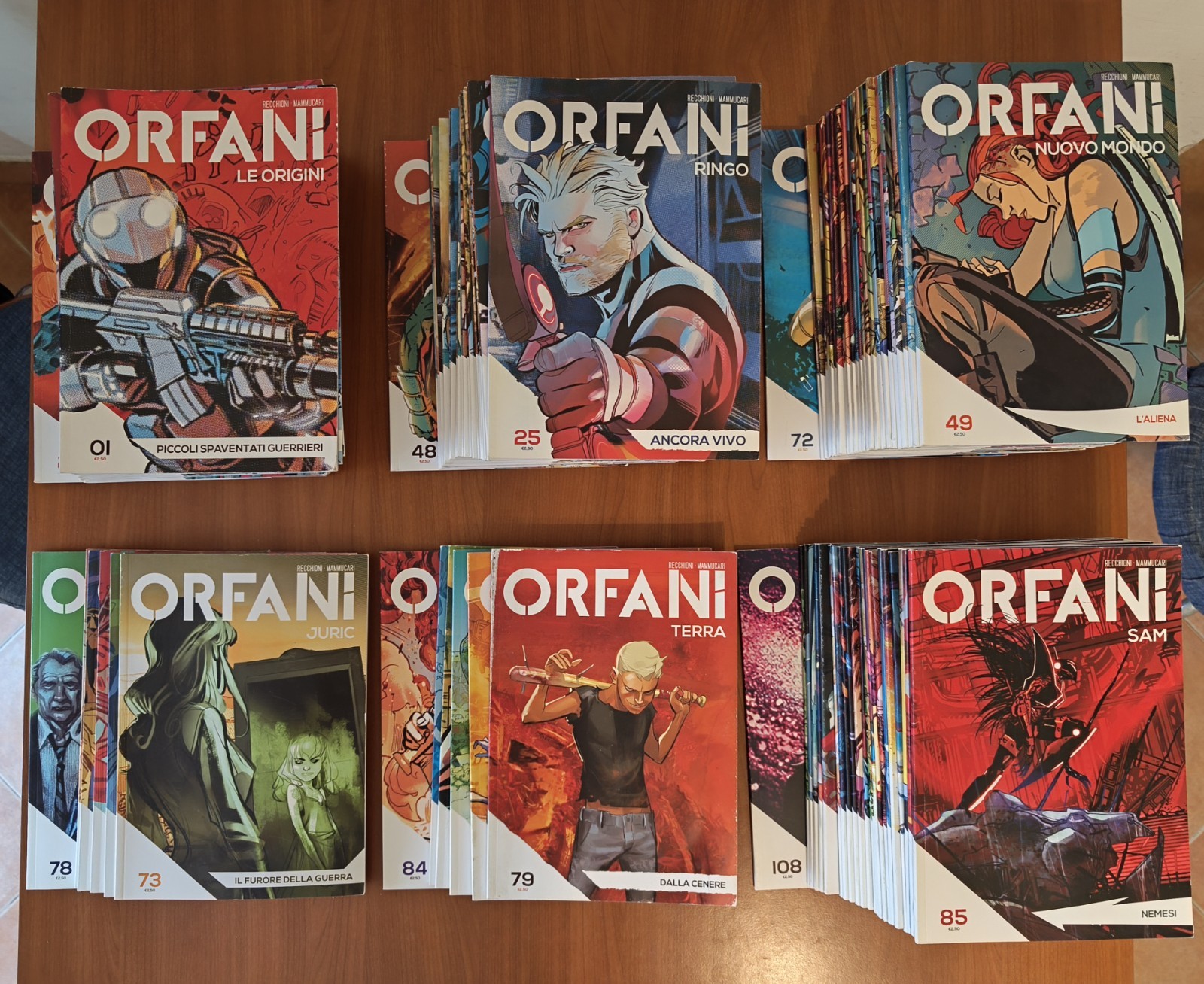 ORFANI 1/108 Bonelli/Gazzetta serie completa SPEDIZIONE CON CORRIERE TRACCIATA