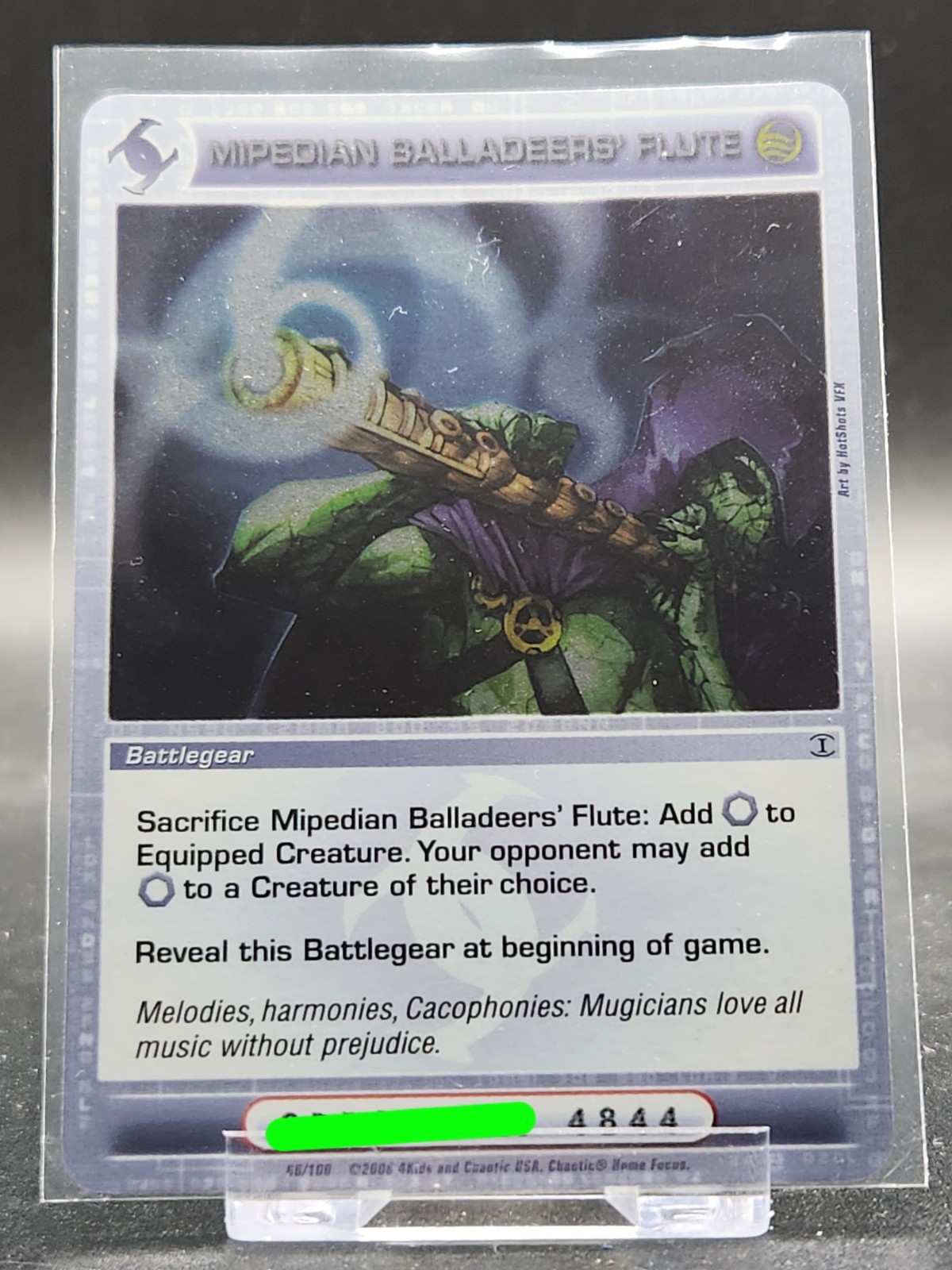 Chaotic Card : Mipedian Balladeer's Flute Turn Of The Tide Rare Battlegear