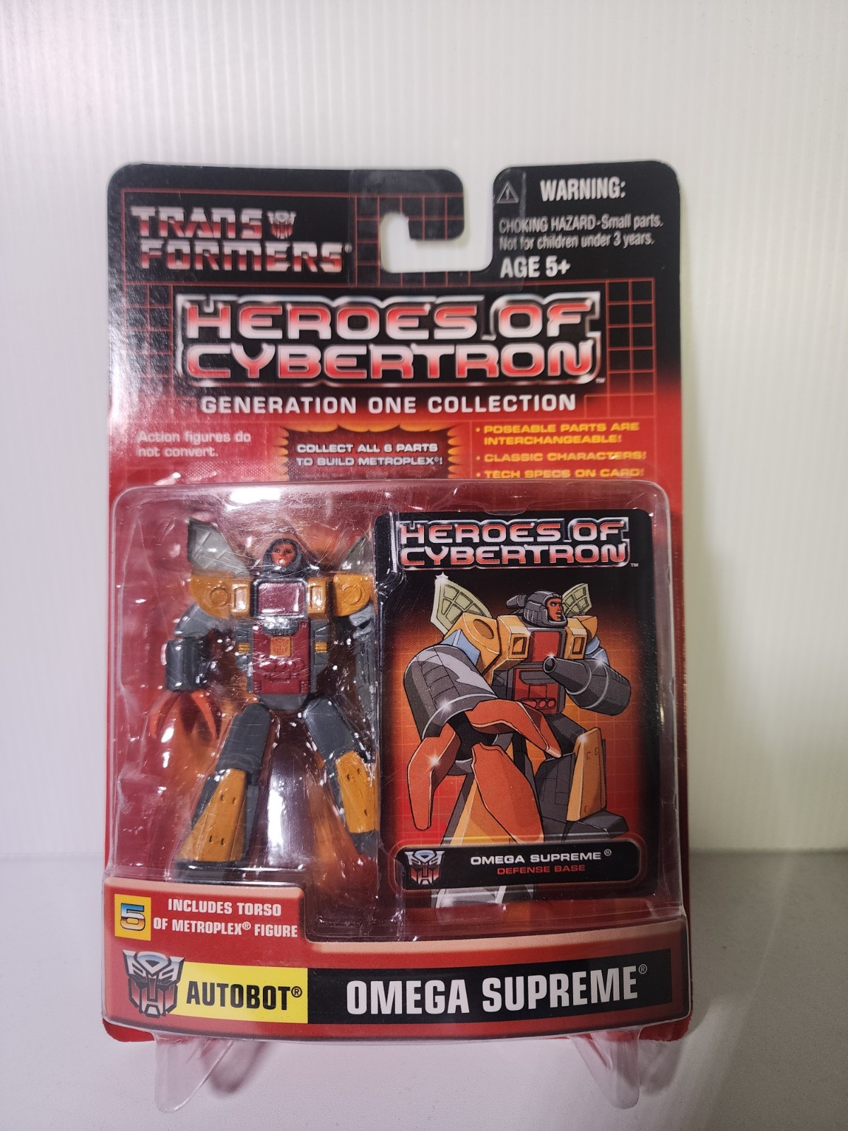 Hasbro TRANSFORMERS Heroes Of Cybertron G1 Collection OMEGA SUPREME