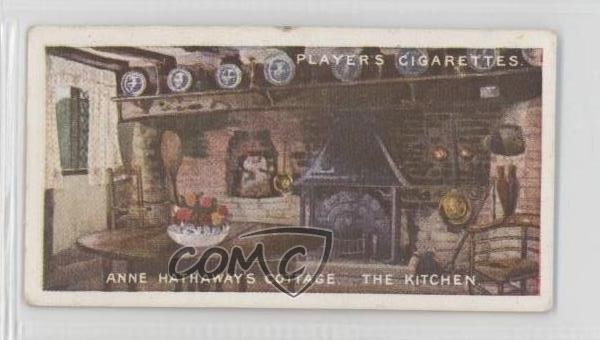 1917 Player's Shakespearean Series Tobacco Anne Hathaway's Cottage #11 1m8