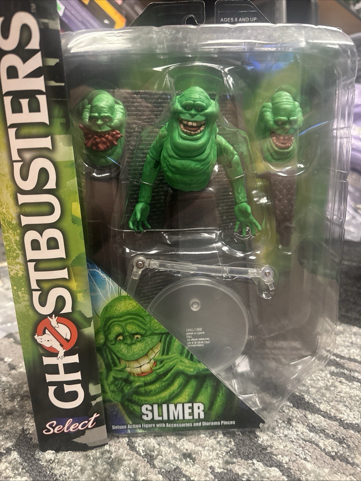 Modellino Diamond Select Ghostbusters Slimer Green Ghost nuovo
