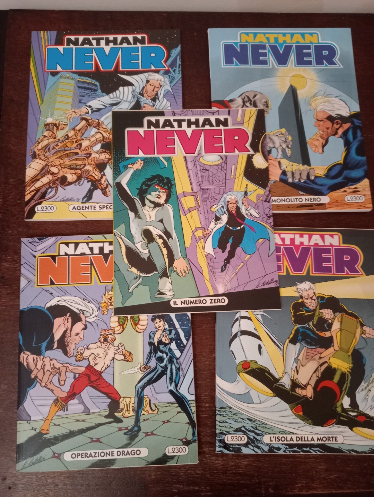 NATHAN NEVER DAL N.0 AL NUMERO 4 SERGIO BONELLI EDITORE