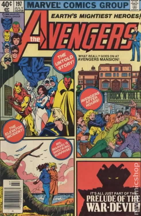 Avengers 197N FN 1980 Immagine Stock
