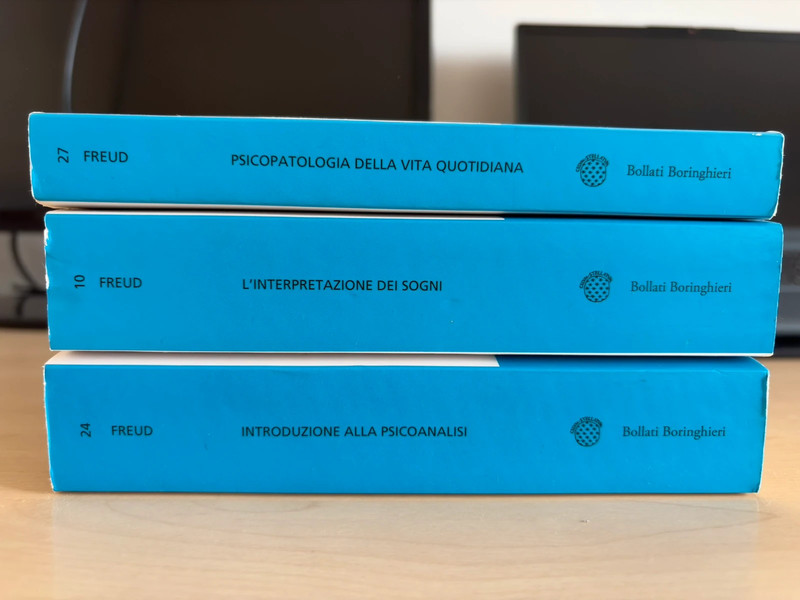 Set 3 Libri di Sigmund Freud Psicologia