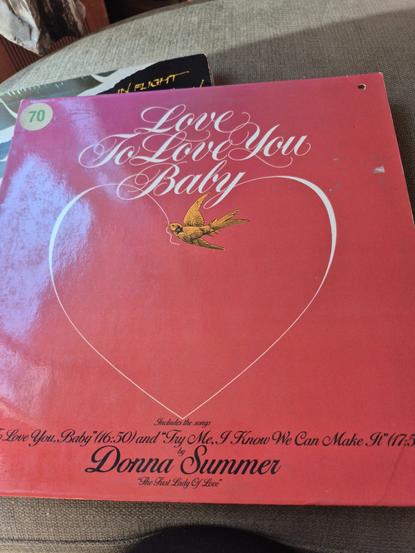 33t maxi 45t vinyle vintage disco-funk Donna Summer Love to love you baby 1976