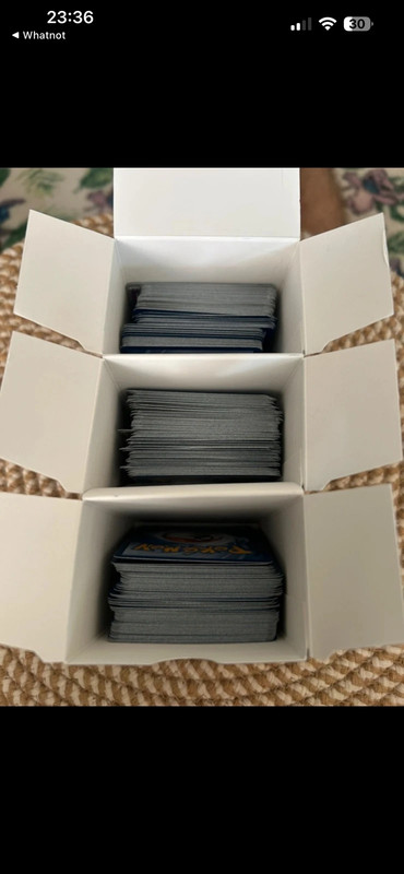 Lot de cartes nuit noire