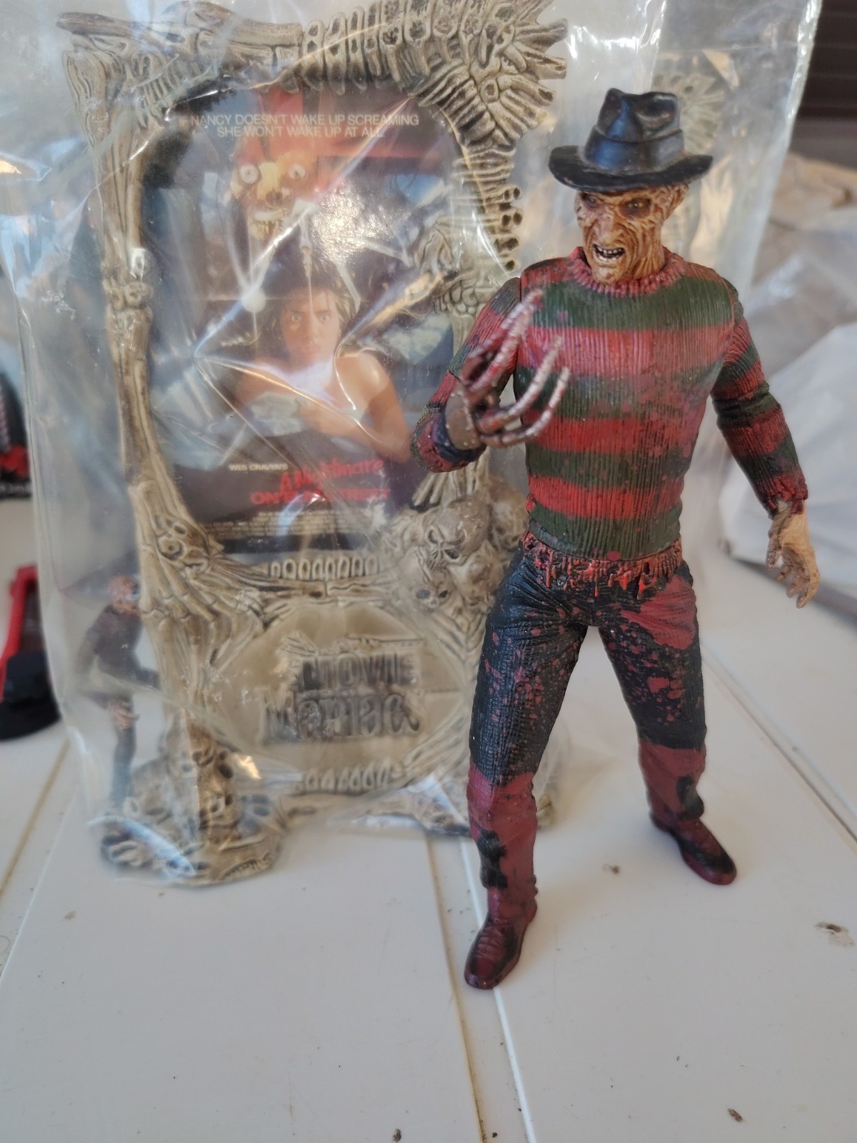 Action Figure Freddy Krueger Movie Maniacs Series 1 McFarlane (1998)