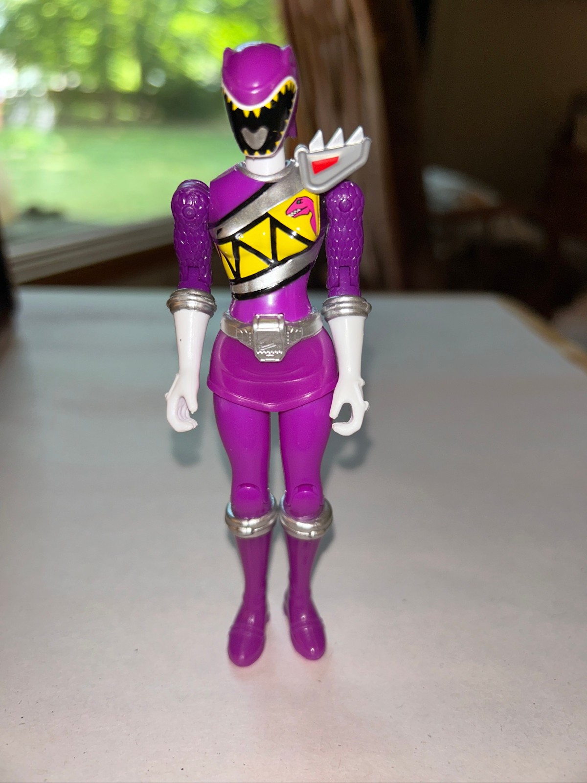 Modellino Bandai Power Rangers Dino Super Charge 5" Purple Ranger 2016