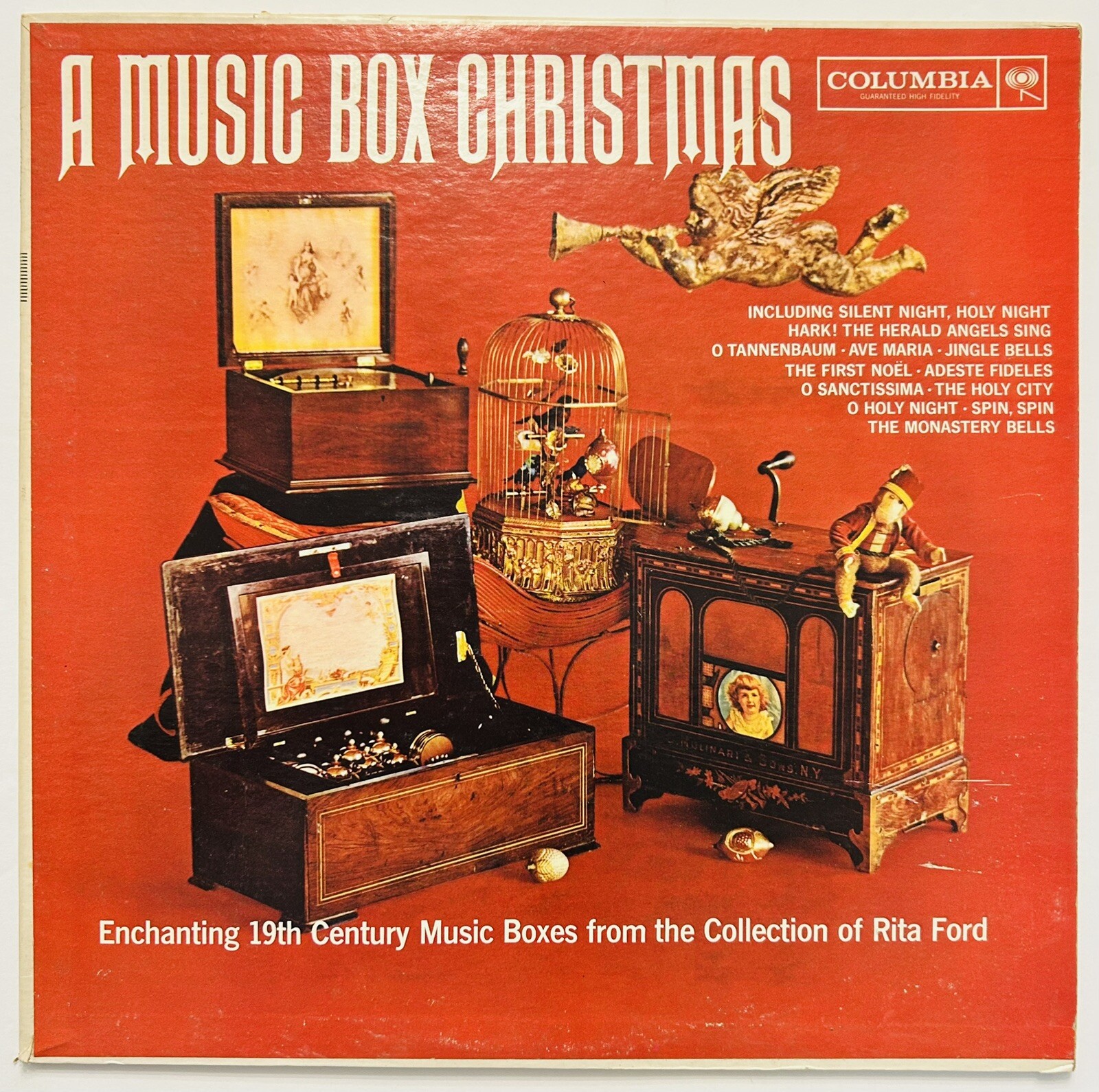 Rita Ford's Music Boxes – A Music Box Christmas - 6-eye Mono CL 1698 w/ Inner