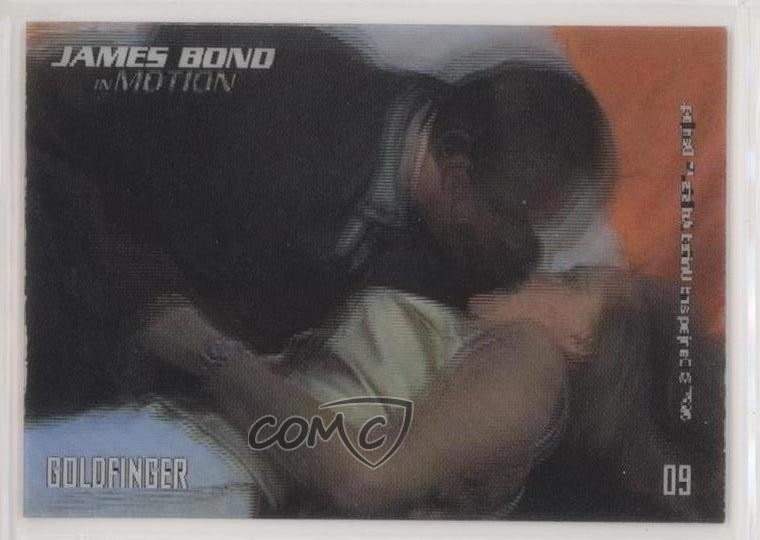 2008 Rittenhouse Bond: In Motion Goldfinger James Bond and Pussy Galore #09 b6s