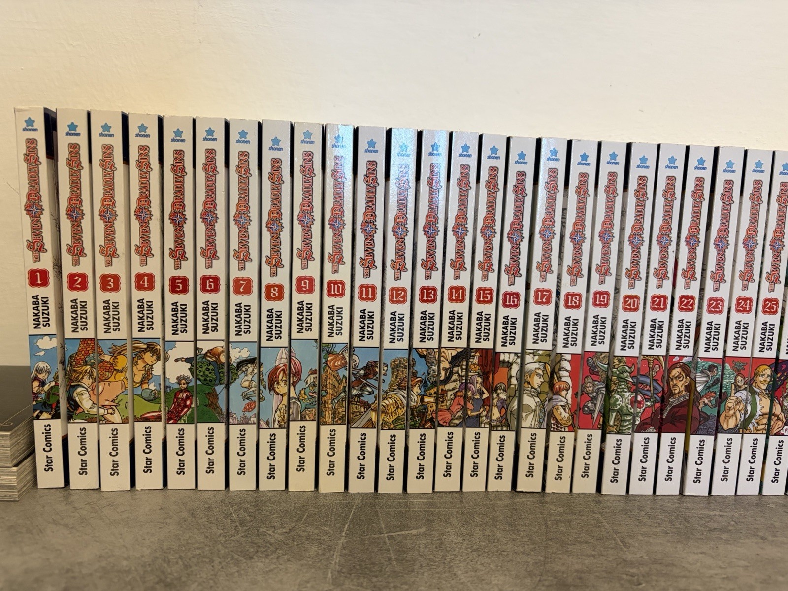Star Comics The Seven Deadly Sins serie completa, manga, dal 1 al 41
