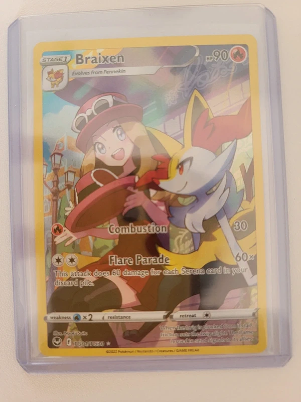 Carte Pokemon Braixen (Roussil)