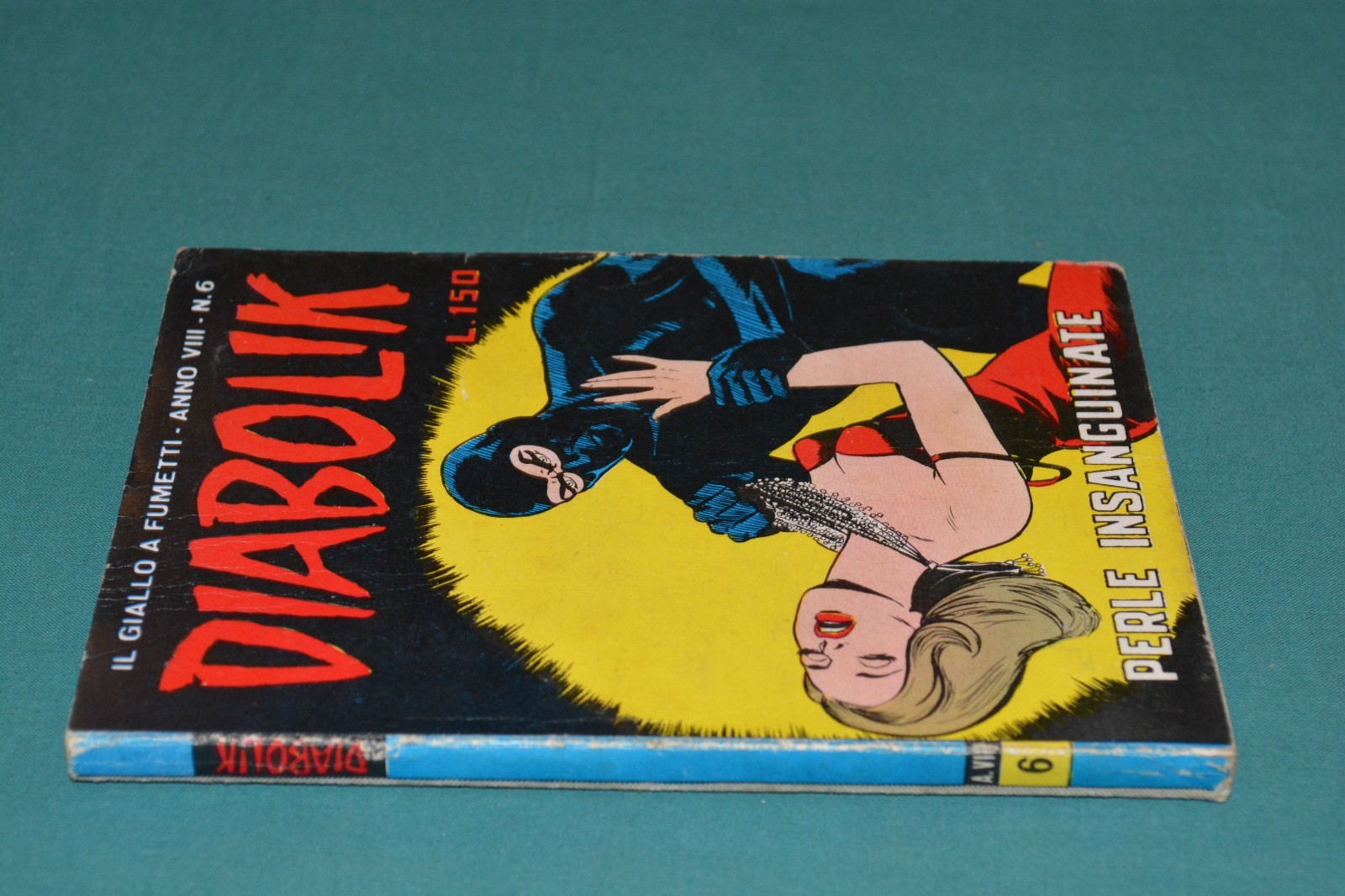 DIABOLIK Anno VIII  8° OTTAVO # 6 Astorina Sodip 1a edizione 17/03/1969