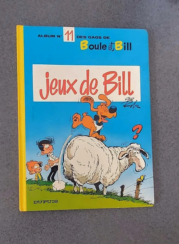 BD Boule et Bill - Tome 11 : Jeux de Bill - Éditions Dupuis