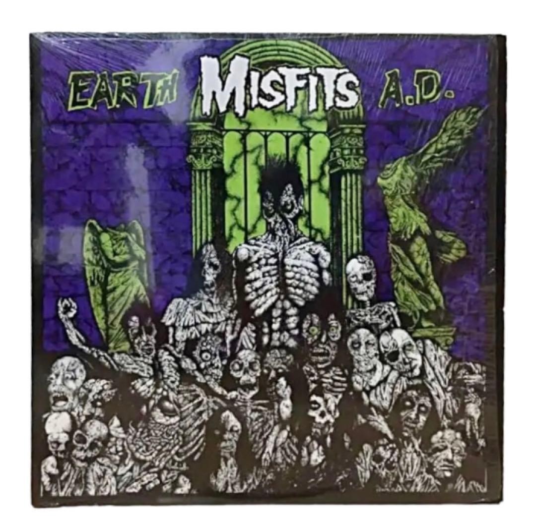 MISFITS Earth A.D. / Wolfs Blood LP - 1983 US Punk Record, Used VF Jacket w/ in