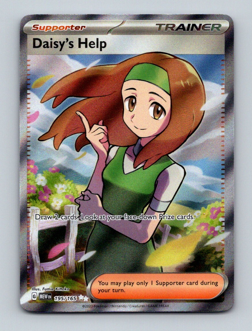 2023 Pokemon SV: Scarlet & Violet 151 Daisy's Help - NM Ultra Rare #195/165