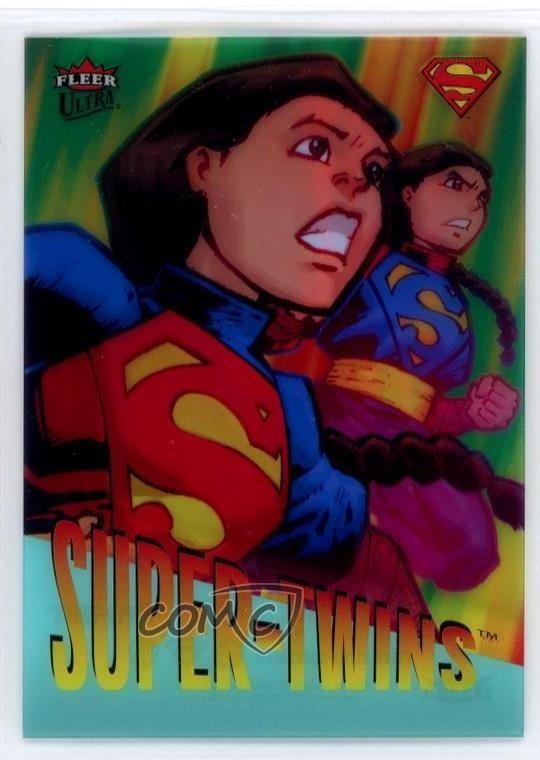 2026 Fleer Ultra Superman '95 Retro Super-Twins #R-33 0tp5