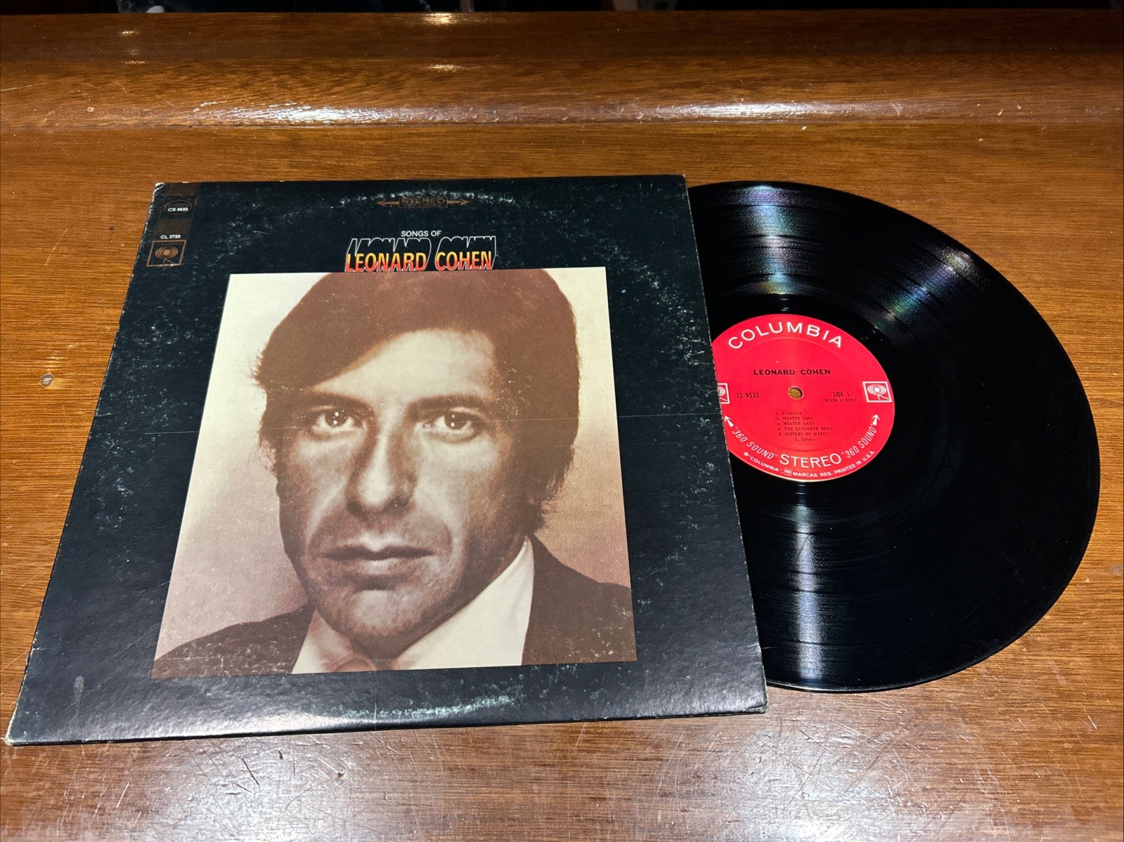 Leonard Cohen – Songs Of Leonard Cohen - VG+ Vintage Press