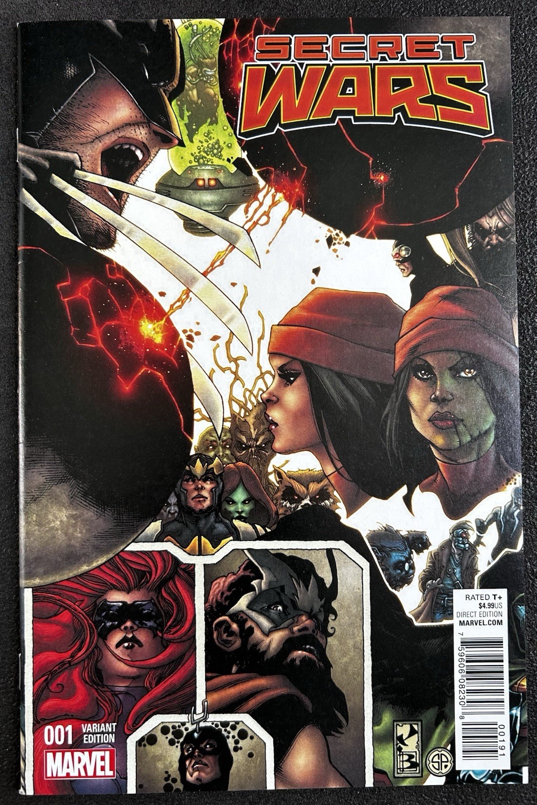 Secret Wars #1 2015 Hickman Simone Bianchi 1:20 Incentive Variant Cover D NM