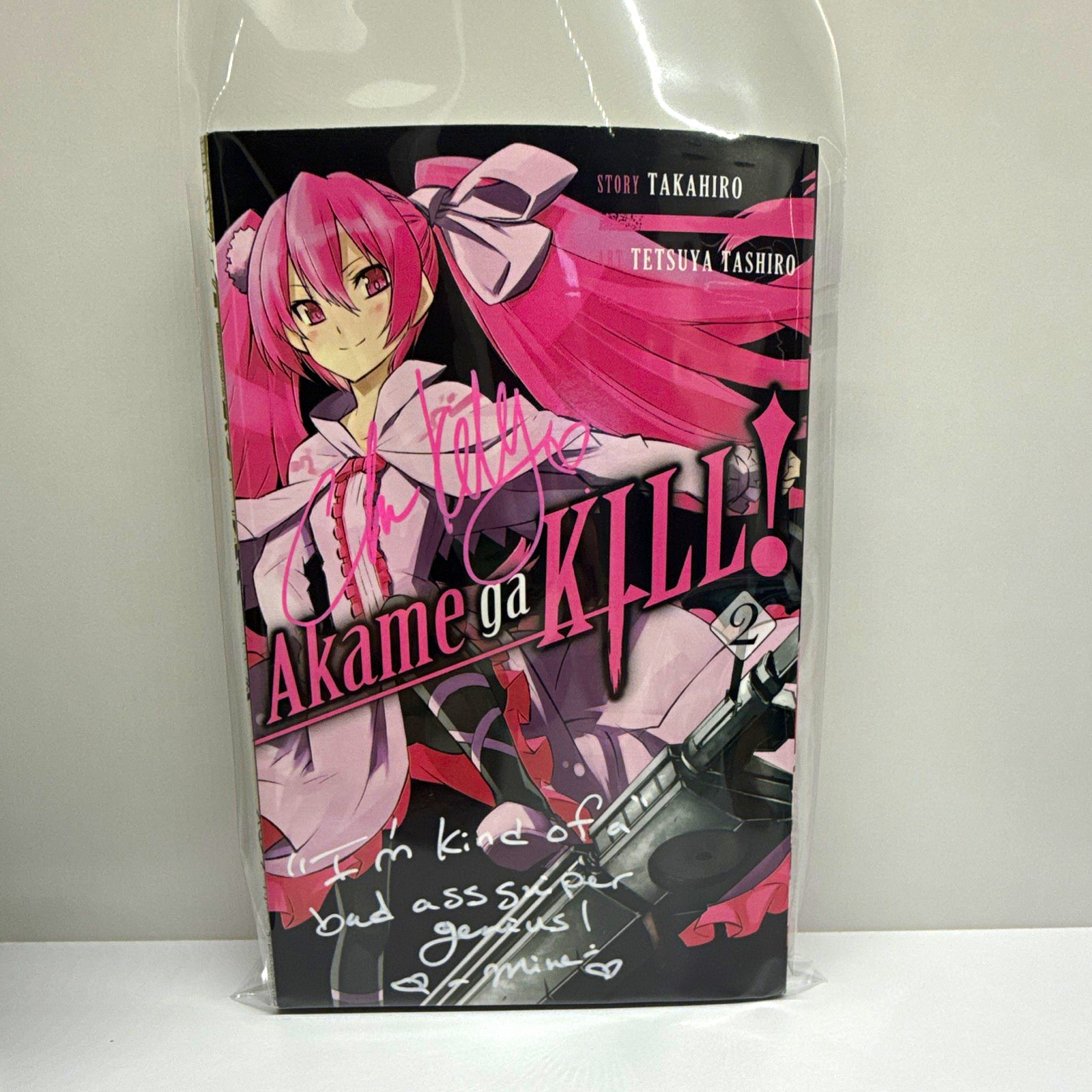 Akame ga Kill! Vol. 2 libri tascabili commerciali firmati da Christina Kelly e citati