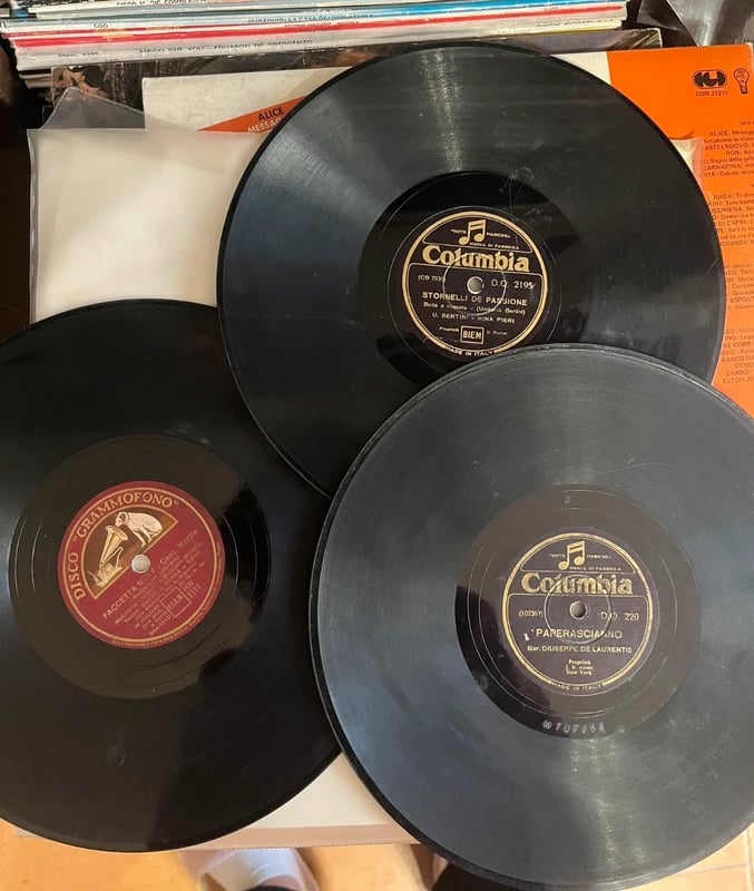 3 dischi d’epoca – Faccetta Nera + Columbia