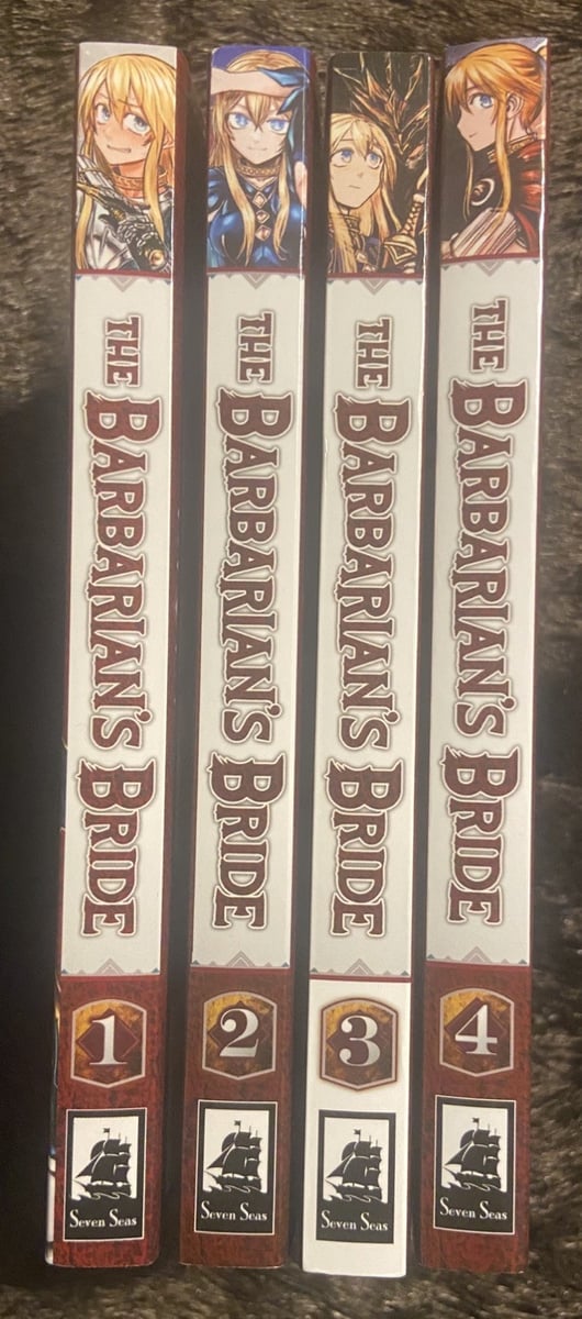 NUOVISSIMO set manga inglese Seven Seas The Barbarian’s Bride vol 1-4