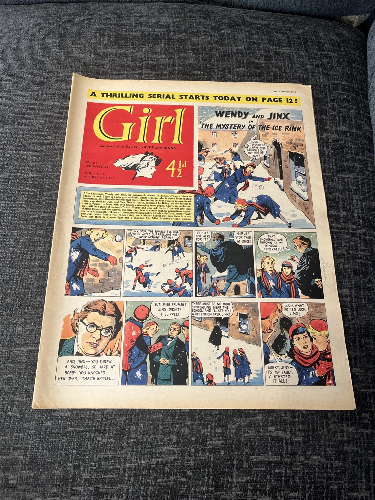 Girl Comic - Vol 4 No 6 - 9 February 1955 - Alan Ladd