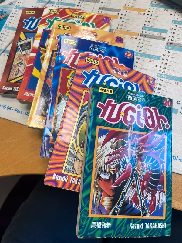 Lots de 6  manga Yu-Gi-Oh