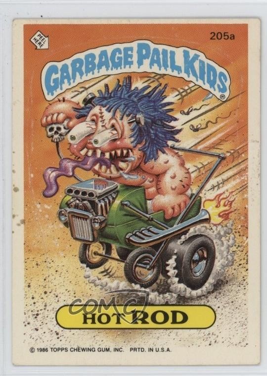 Topps Garbage Pail Kids 1986 serie 5 Rodimus Prime Hot Rod #205a 12p5