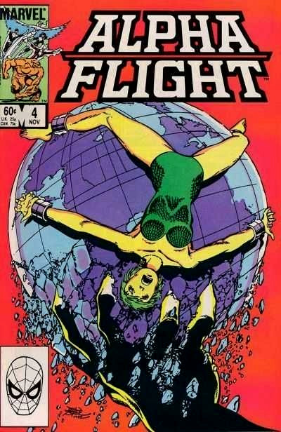 Alpha Flight #4 (VFN-) `83 Byrne