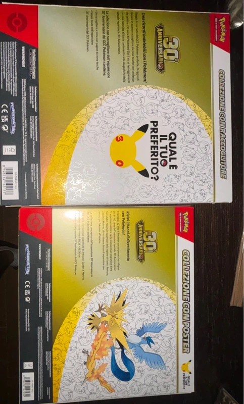 Set pokémon 30 anniversario