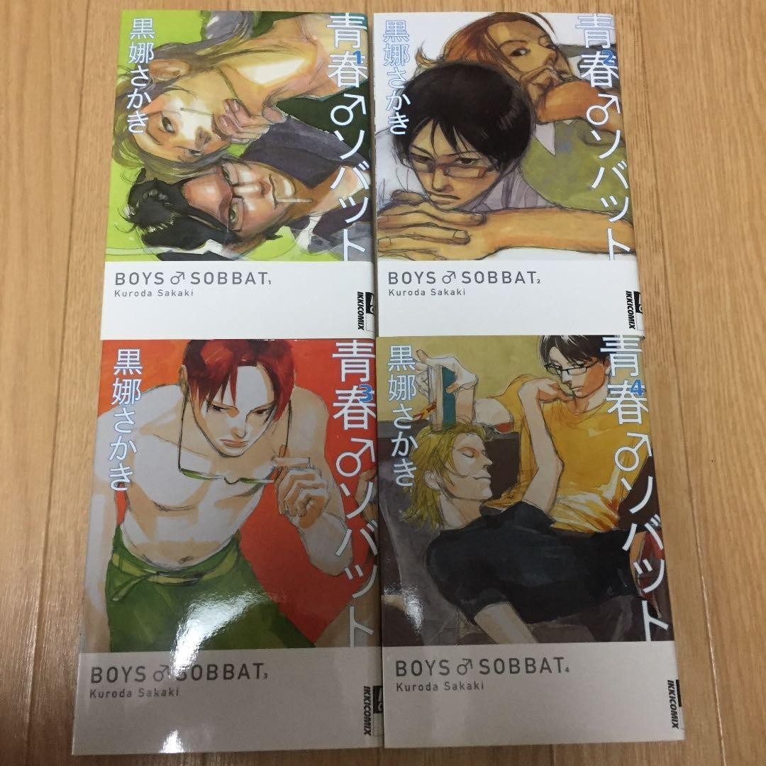 Seishun Sobbat Vol.1-4 Manga Completo a Fumetti BL Lingua: JPN