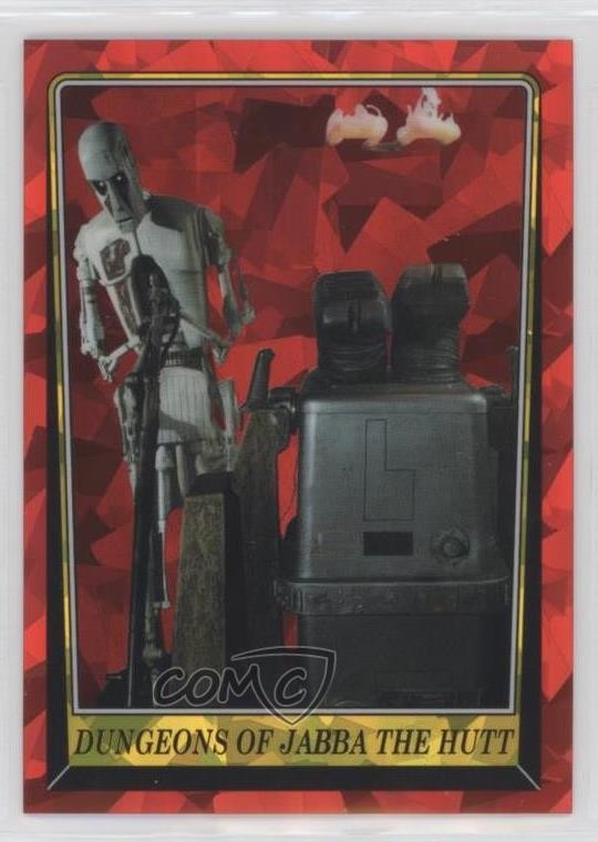 2023 Topps Chrome Sapphire Star Wars ROTJ Dungeons of Jabba The Hutt #18 0na9
