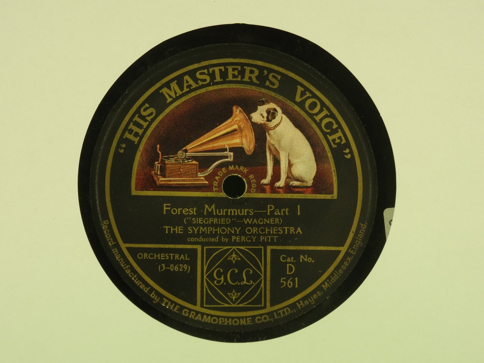 PERCY PITT FOREST MURMURS PART 1 / FOREST MURMURS PART 2 78RPM (441/2) (441) 2 T