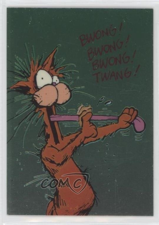 1995 Krome Bloom County/Outland Cromium Promo Bill the Cat #2 9bp