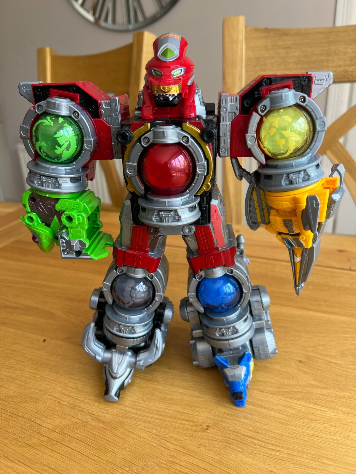 Power Ranger Cosmic Fury Megazord Kyuranger giapponese elettronica funzionante ottime condizioni
