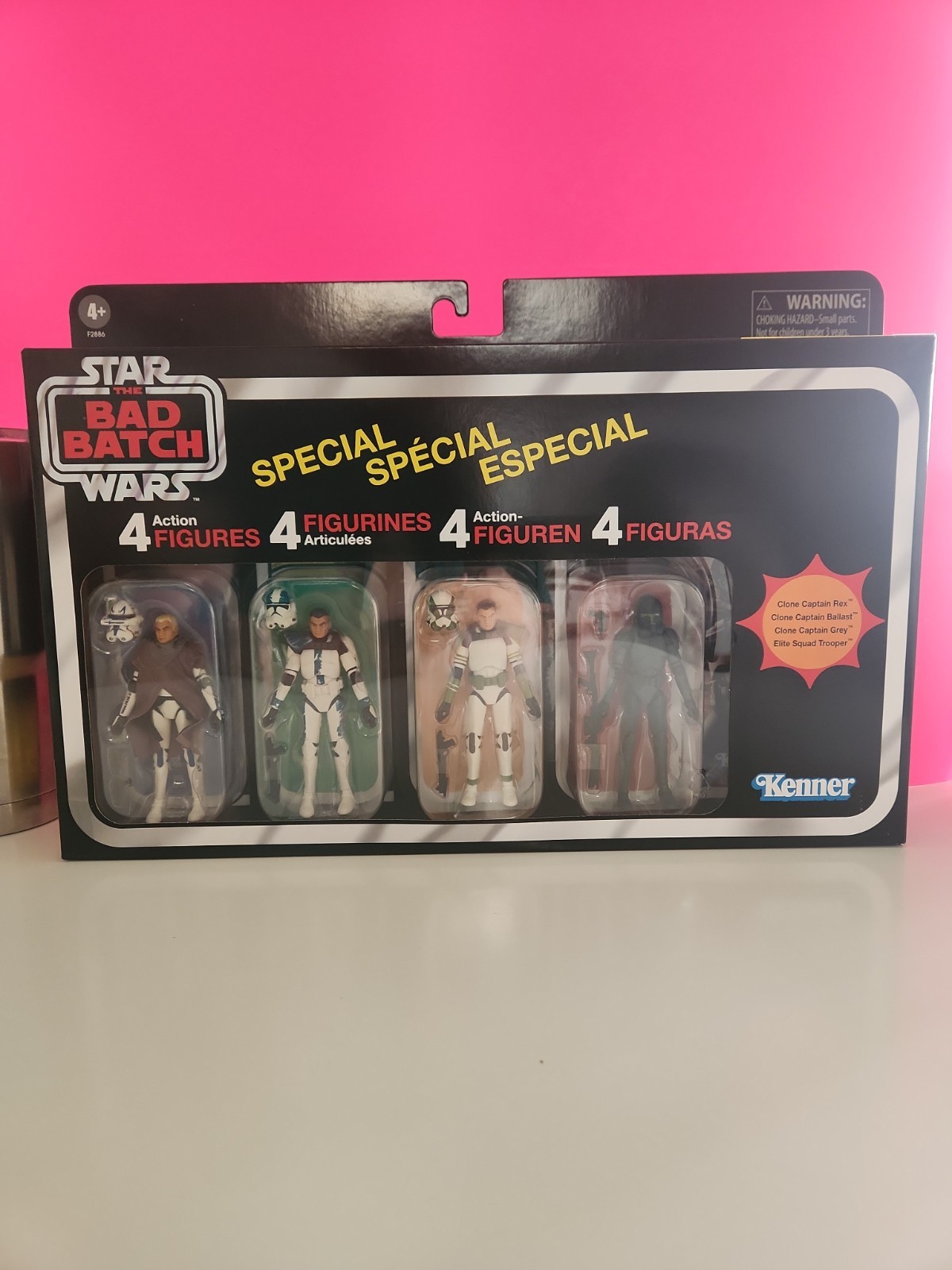 Star Wars The Bad Batch, Vintage Collection Action Figure (Pack of 4) Hasbro