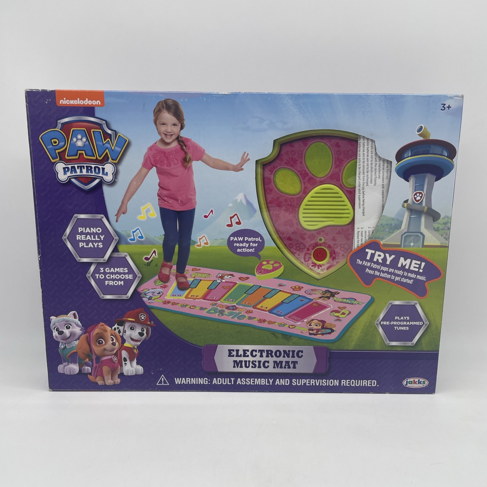 Paw Patrol Tappetino Musicale Elettronico Gioco - Nickelodeon! SCATOLA APERTA