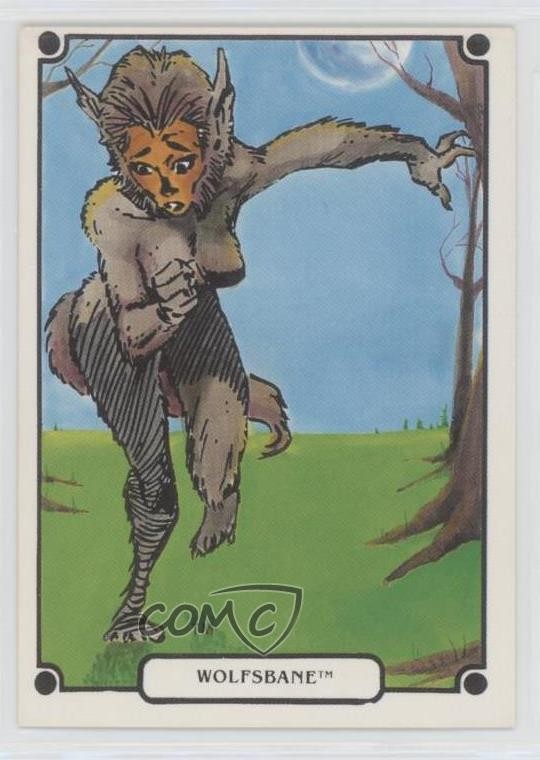 1988 Fumetto Immagini Marvel Universe Serie IV Wolfsbane #85 d8k