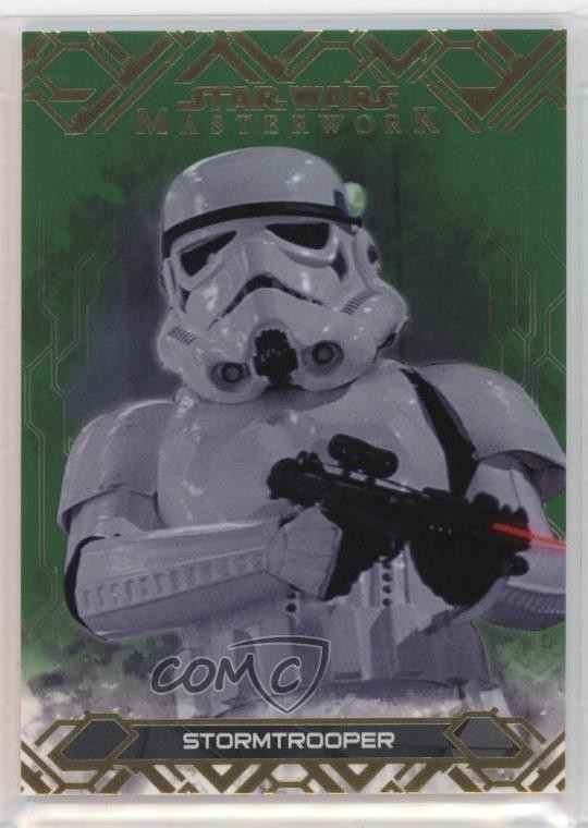 2017 Topps Star Wars Masterwork Green /99 Stormtrooper #51 z7j
