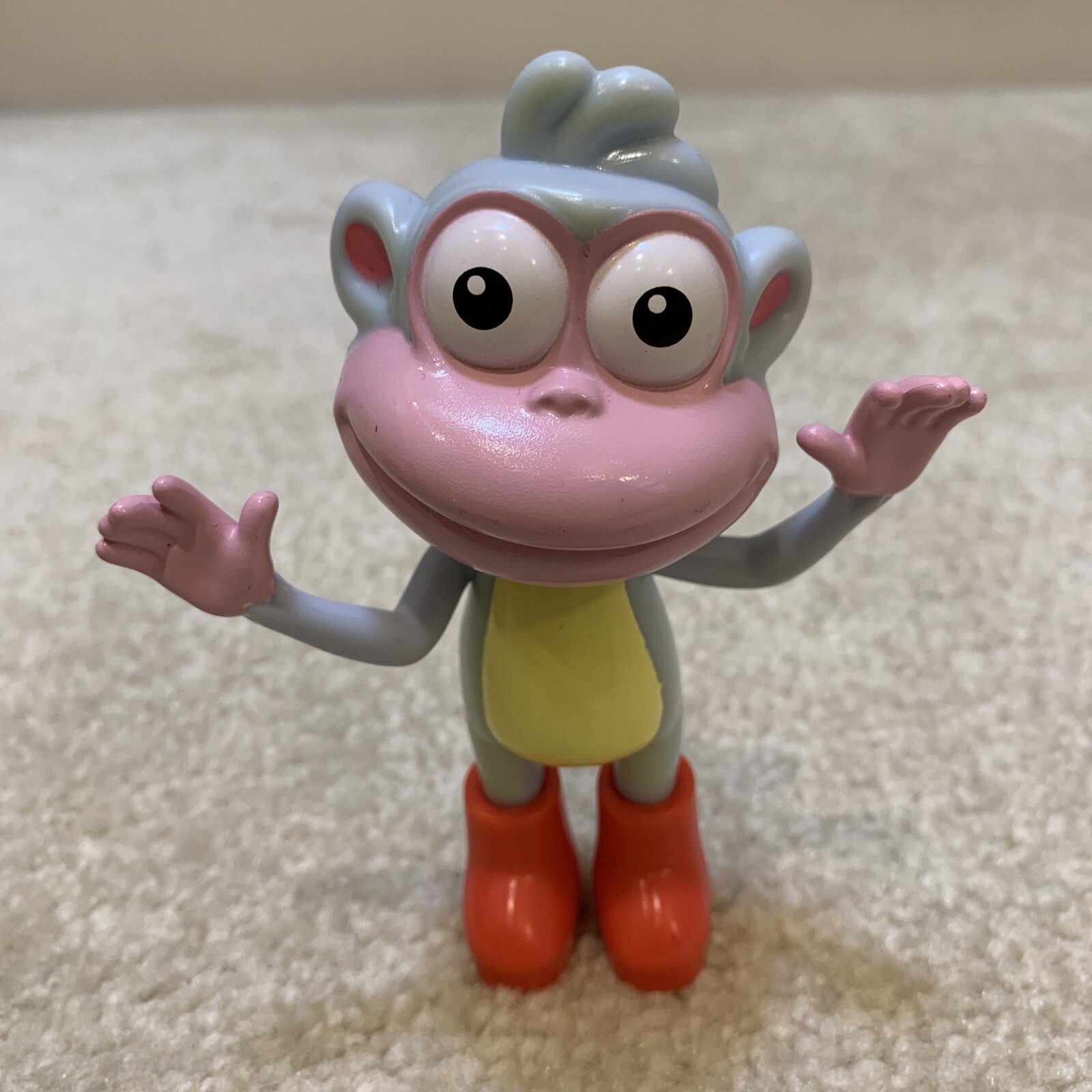 Dora the Explorer Boots Monkey 4.5" Toy Figure Adjustable Arms 2013 Mattel