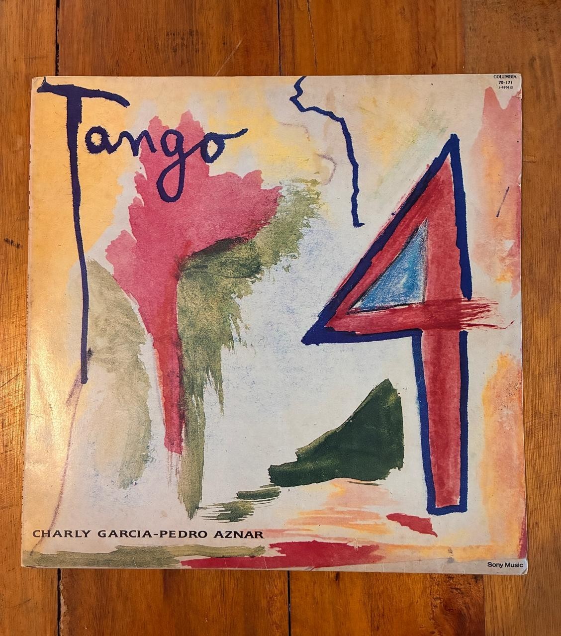 Charly Garcia / Pedro Aznar - Tango 4 Columbia – 70-171 vinyl Argentina 1991