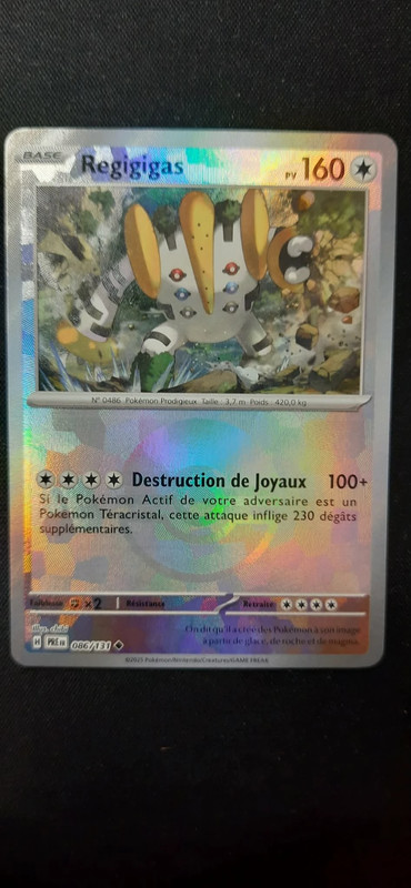 Regigigas 086/131 PRE NM pokeball