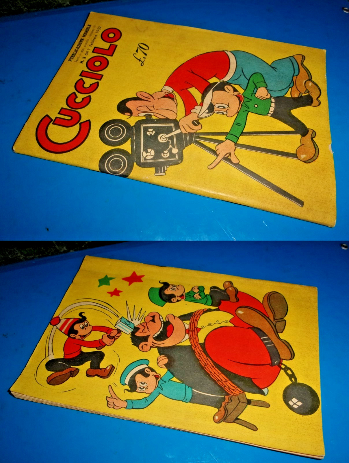 CUCCIOLO Anno 1 n. 2 originale Ed. ALPE  1952
