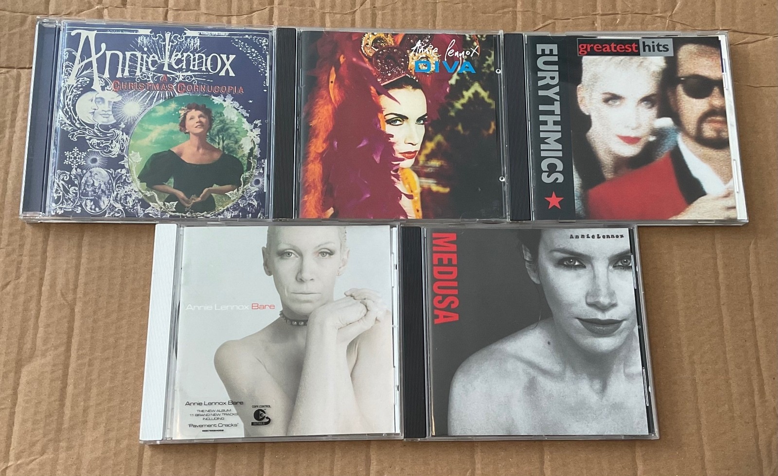 Annie Lennox CD Collection - 5 Albums including Medusa, Diva, Bare Greatest Hits